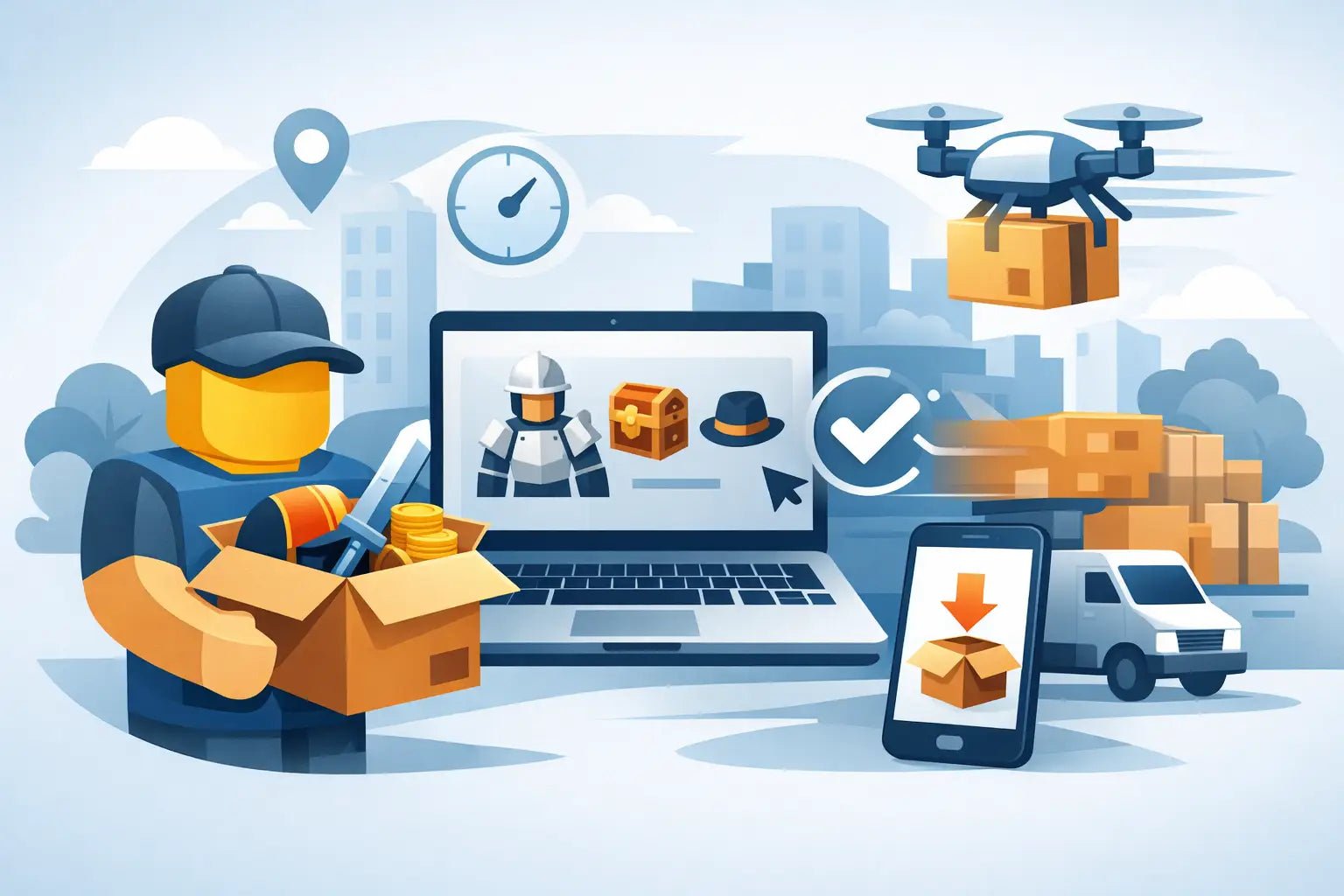 Roblox Item Delivery Tutorial for Fast Orders - BuyBlox