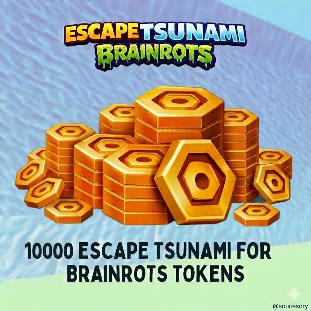 10000 Trade Tokens - Escape Tsunami For Brainrots