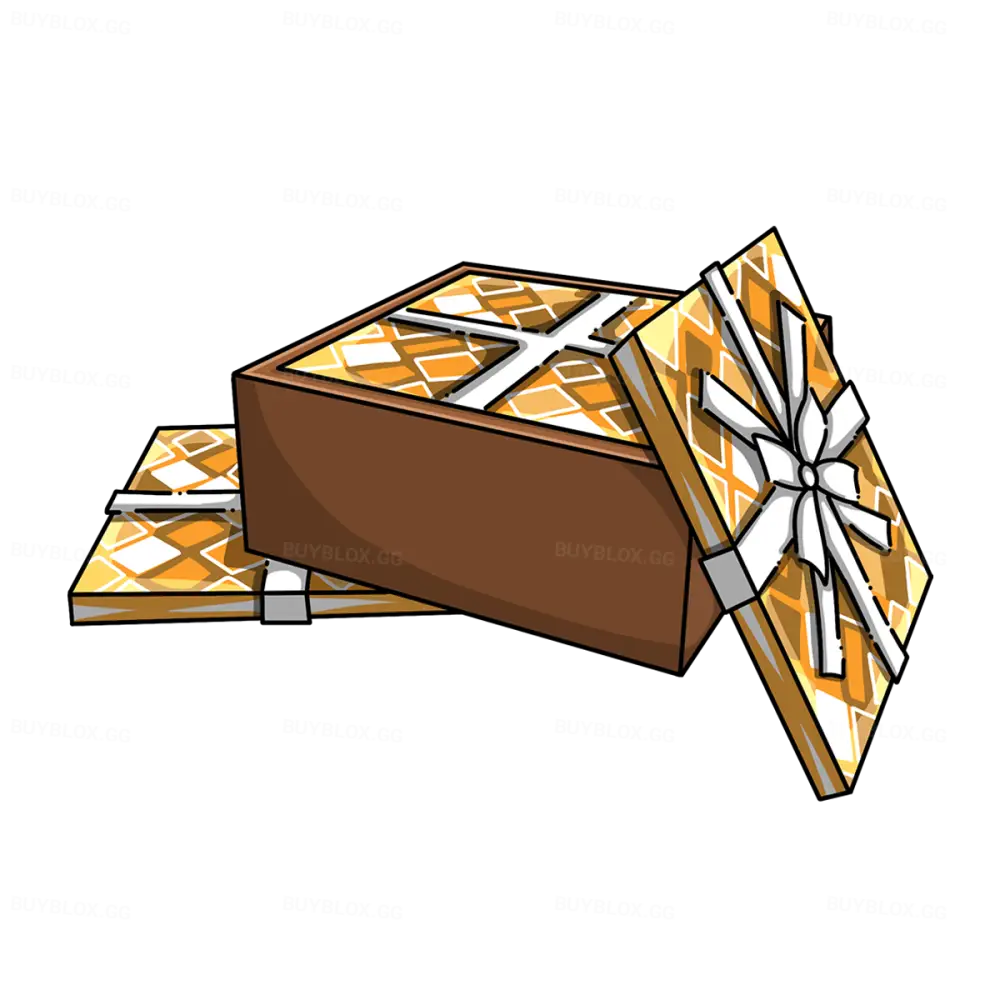 Box of Gold Wrapping Paper Commons