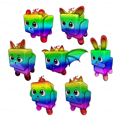 Chroma Fire Pets Set