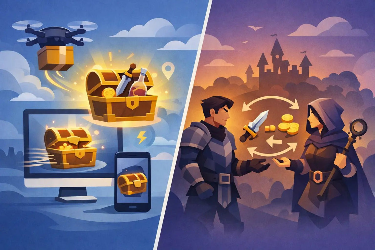 Instant Item Delivery vs Player Trading Compared - BuyBlox