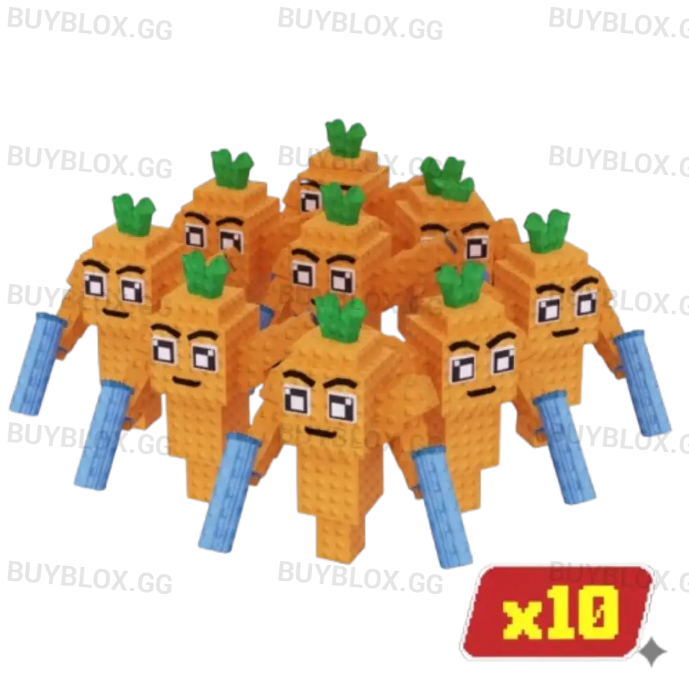 10x Mr Carrot Bundle - Plants Vs Brainrots