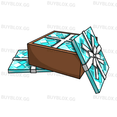 Box of Blue Wrapping Paper