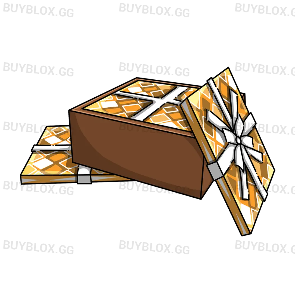 Box of Gold Wrapping Paper Commons