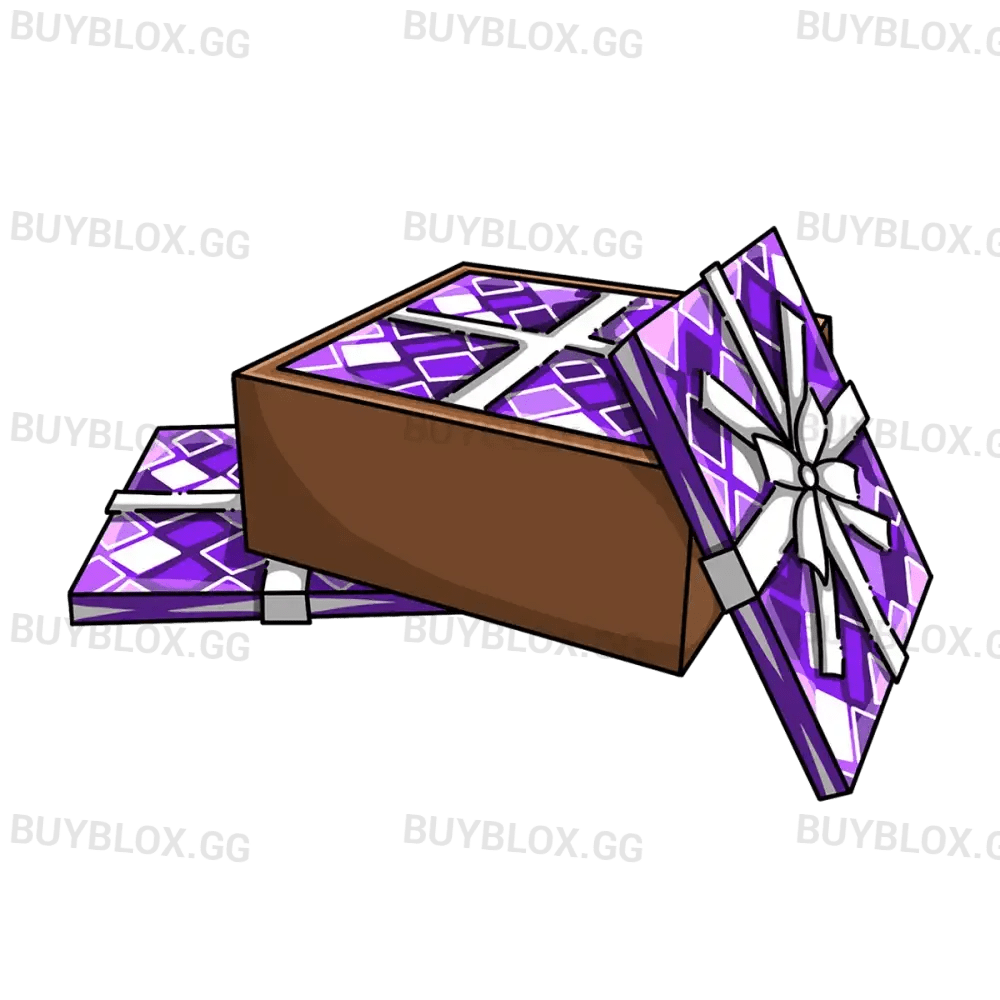 Box of Purple Wrapping Paper