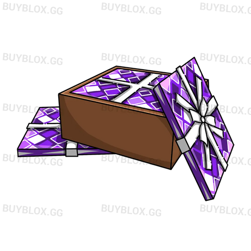 Box of Purple Wrapping Paper