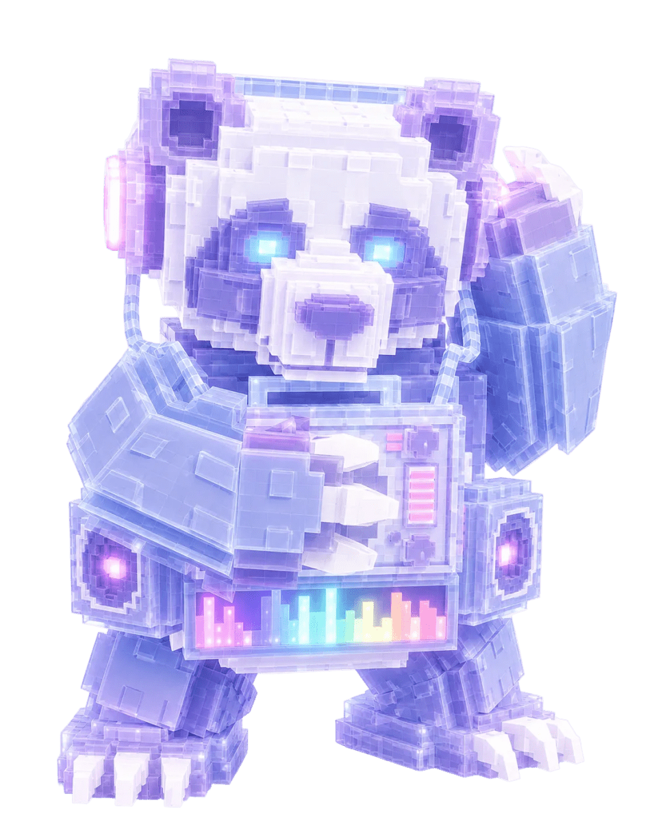 Crystal DJ Panda