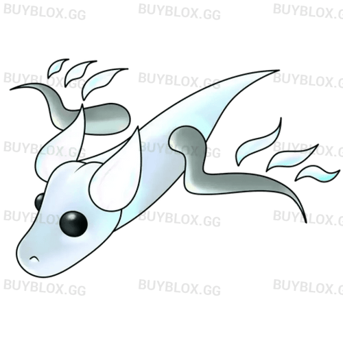Halloween White Ghost Dragon