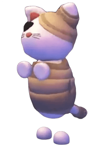 Halloween White Mummy Cat