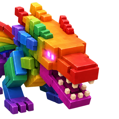 Big Rainbow Black Dragon
