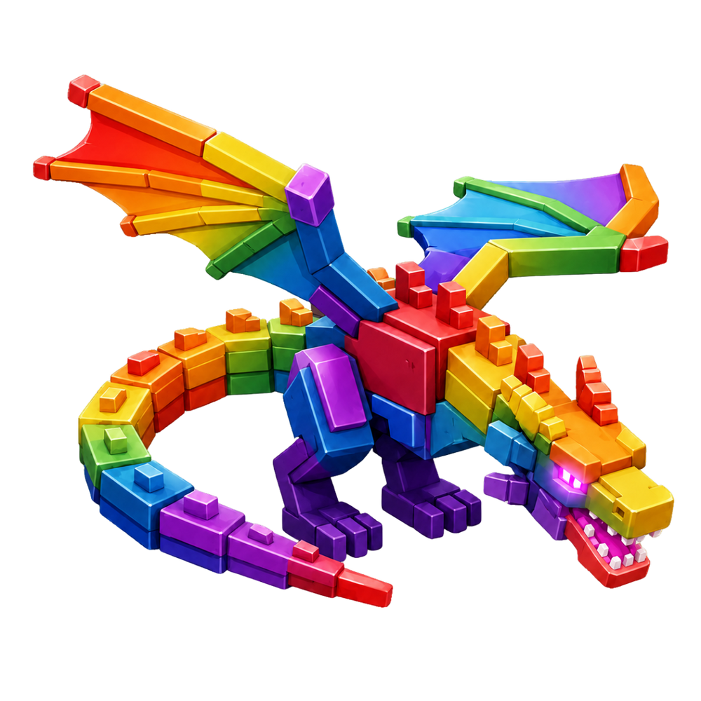 Rainbow Black Dragon