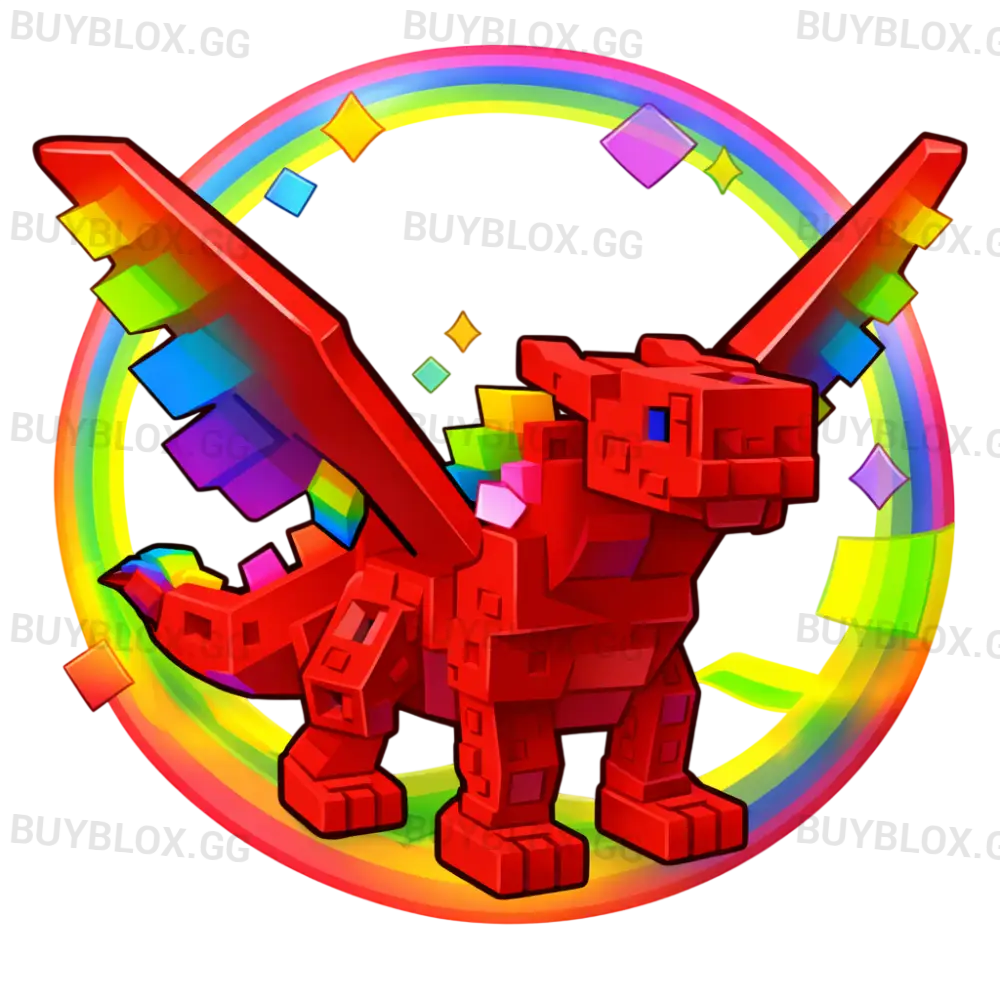 Rainbow Frost Dragon - Grow a Garden
