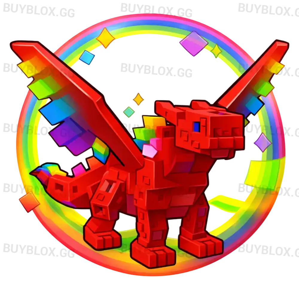 Rainbow Frost Dragon - Grow a Garden
