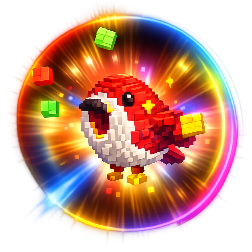 Rainbow Hatched Birb