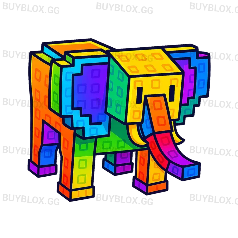 Rainbow Hatched Elephant - Grow a Garden