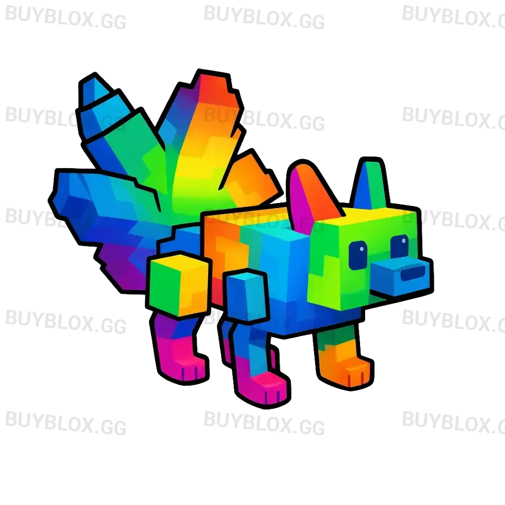 Rainbow Kitsune - Grow a Garden