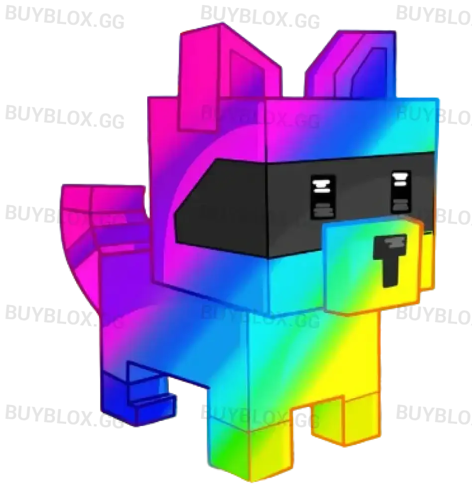 Rainbow Raccoon - Grow a Garden