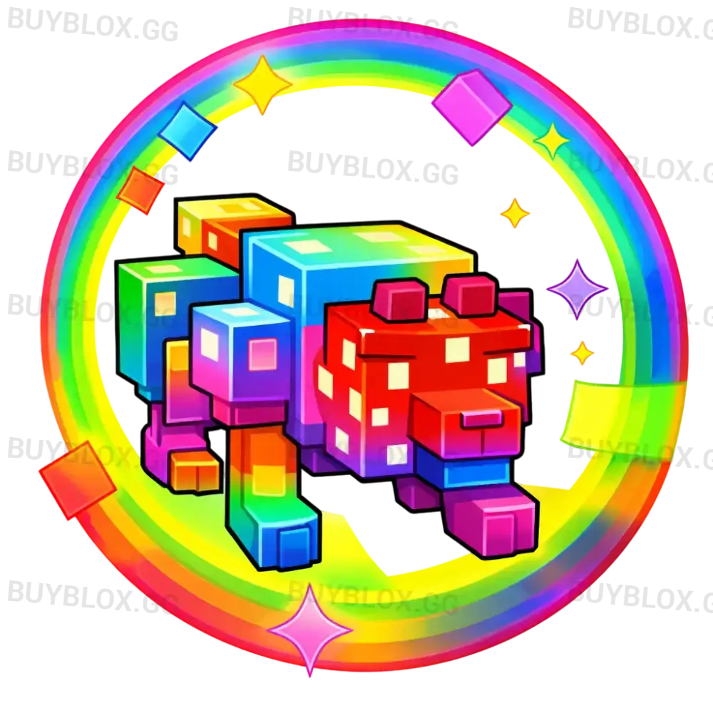 Rainbow Star Wolf - Grow a Garden